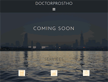 Tablet Screenshot of doctorprostho.com